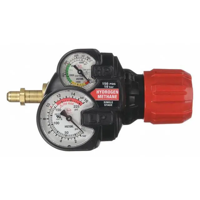 Victor Edge 2.0 ESS42 Regulator for Methane & Hydrogen – CGA 350 Connection (0781-3612)
