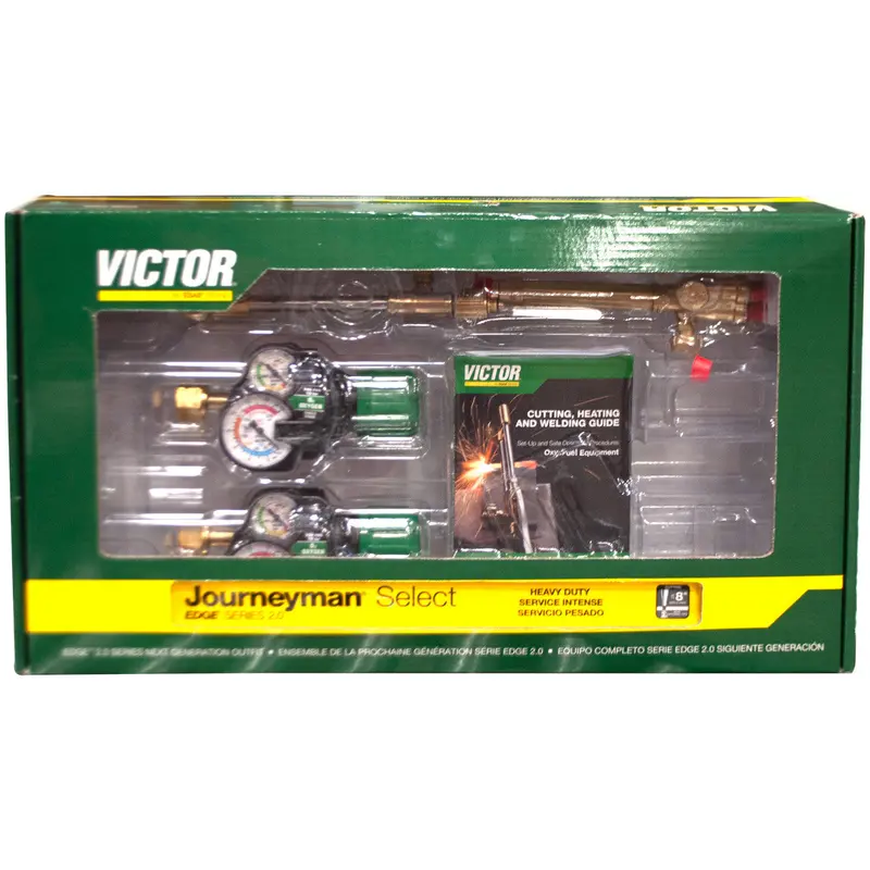 Victor Journeyman Select 540/540 Edge 2.0 Oxygen Fuel Cutting Torch Kit – CA-Compliant (0384-2086)