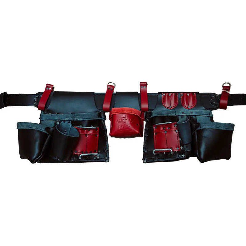 Viking Leather 501 Premium Tool Apron & Belt – 100% Full-Grain Leather