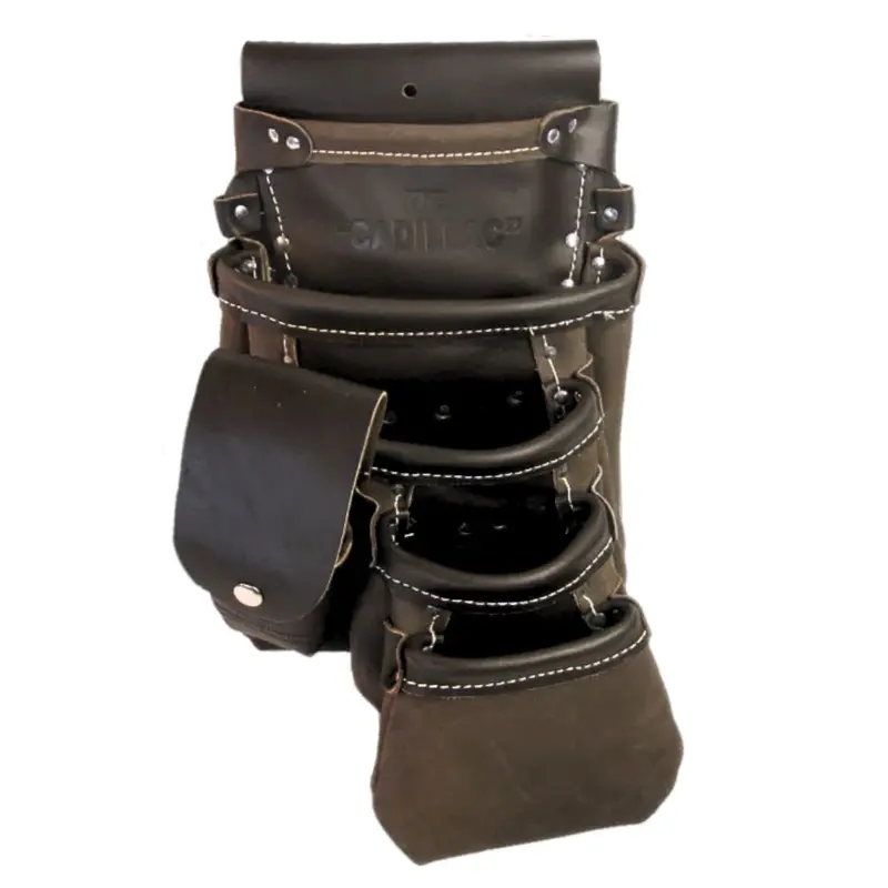 Viking Leather All-Trades Tool Pouch – 5-Pocket with Dedicated Phone Slot