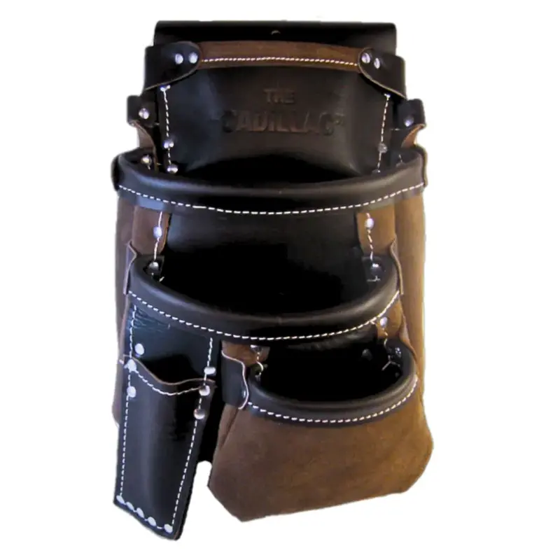 Viking Leather Triple Plus Nail Carrying Pouch – Full-Grain Leather