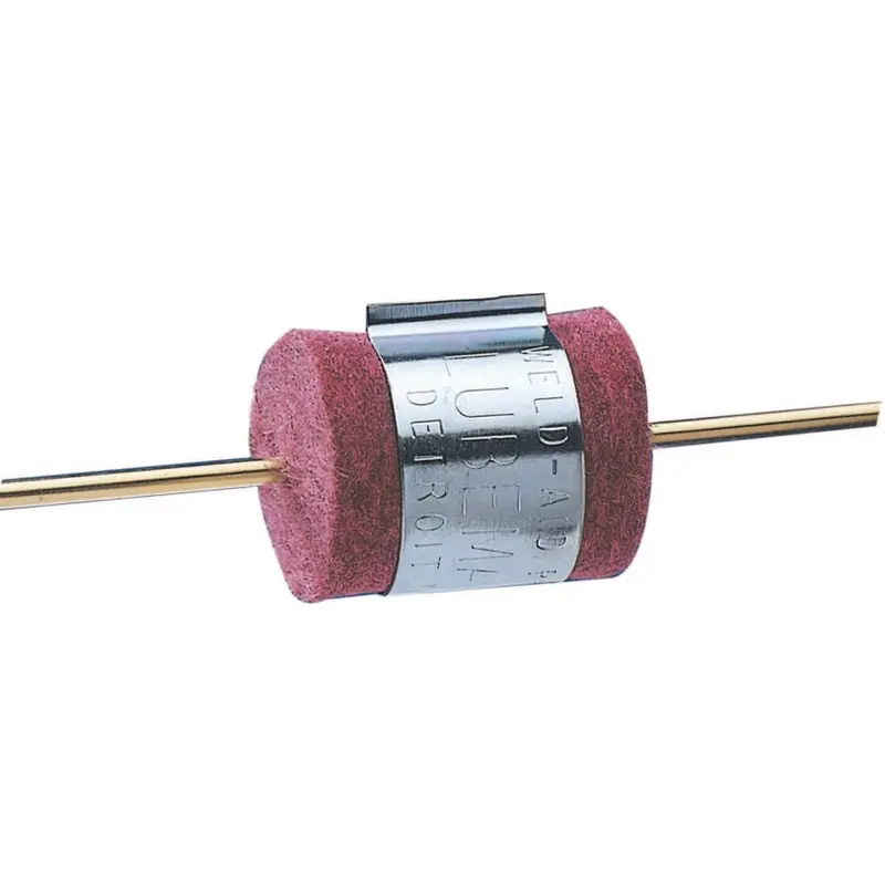 Weld-Aid Red Lube-Matic Wire Cleaner Pads (Pack of 6) – 007061