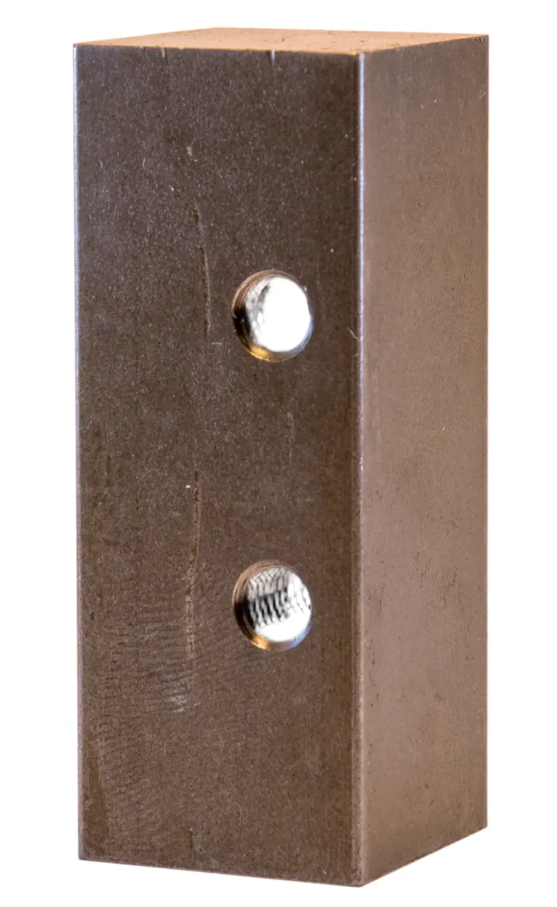 Weldable Divider Valve Mounting Block – Rugged Steel Base #252807