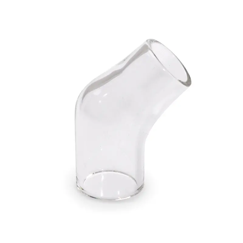 Weldcraft 45° Quartz TIG Nozzle – High-Clarity Angled Tip (Model 125N45Q)
