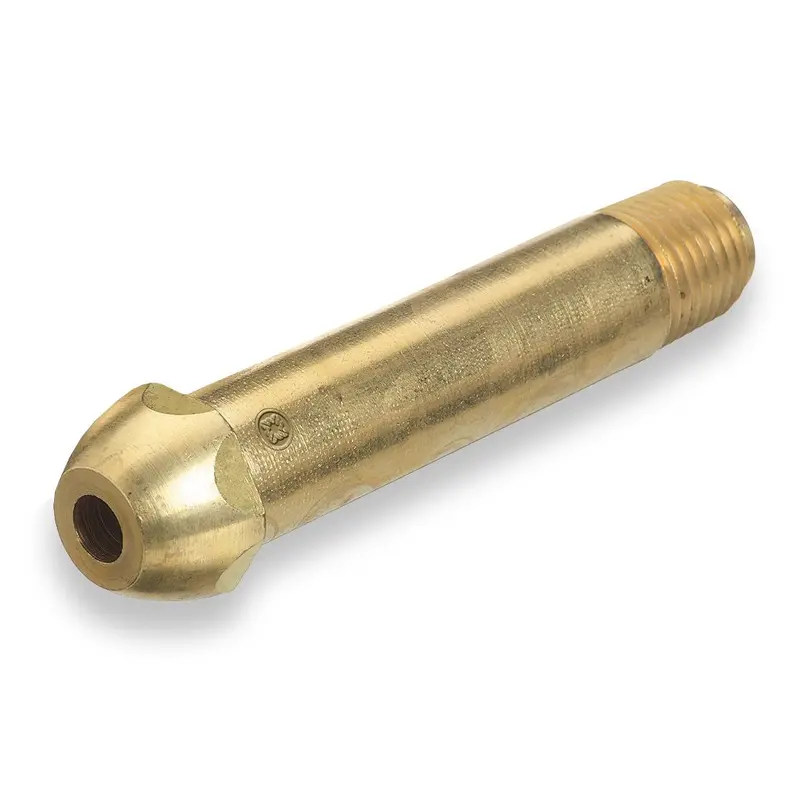 Western Brass 1/4″ NPT Nipple – 3″ Length, CGA-590 Thread Standard (Model 15-3)