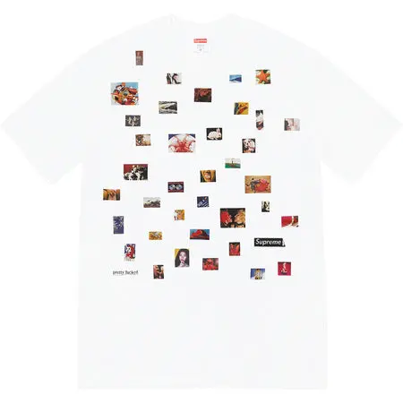 White Supreme Pretty Fucked Bold Graphic Tee