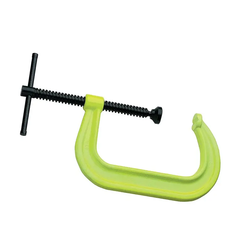 Wilton Hi-Vis C-Clamp – 0–2-1/8 Inch High-Visibility Safety Clamp (Model 14300)
