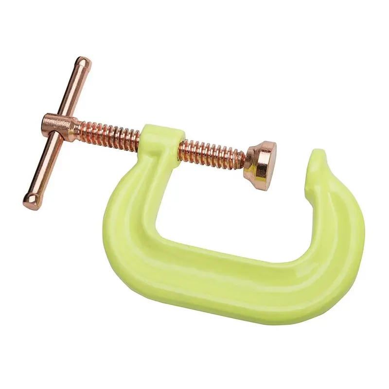 Wilton Hi-Vis Spark Duty C-Clamp – 0–2 Inch Impact-Resistant Design (Model 20479)