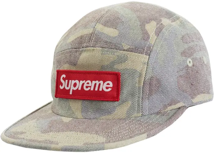 Woodland Camo Washed Camp Cap