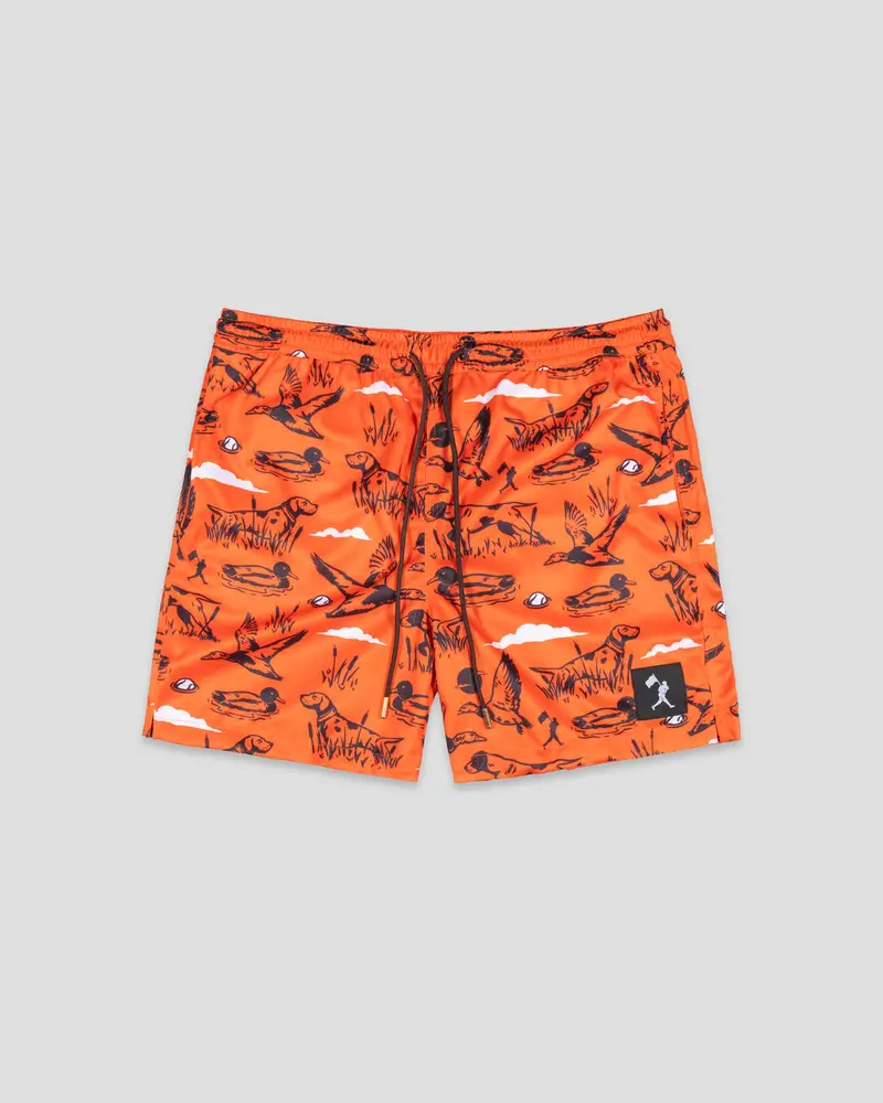 Youth Hardball Hunter Blaze Orange Air Mesh Baseball Shorts
