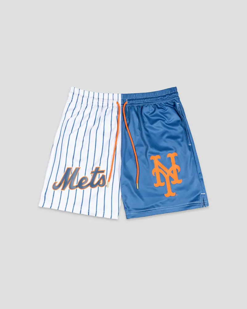 Youth Home & Away Diamond Air Mesh Shorts – New York Mets