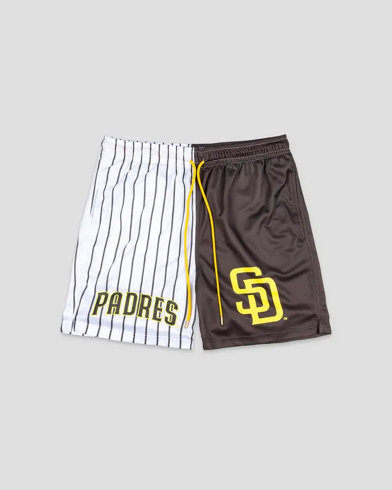 Youth Home & Away Diamond Air Mesh Shorts – San Diego Padres