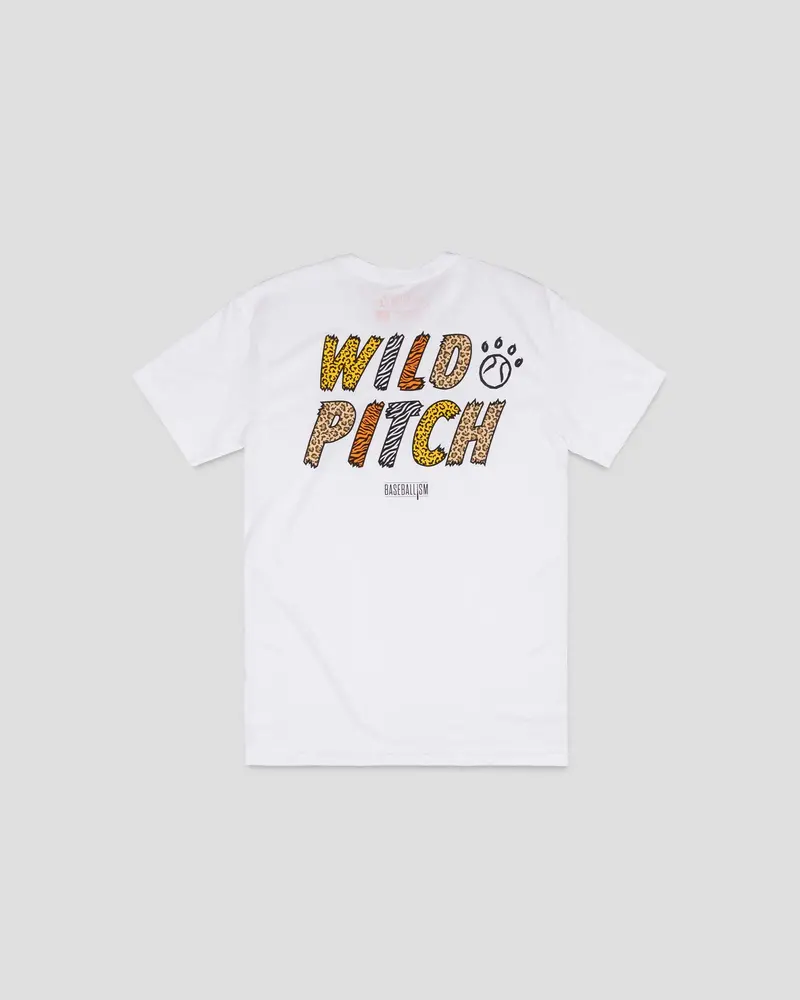 Youth Wild Pitch White Soft-Blend T-Shirt for Casual Wear