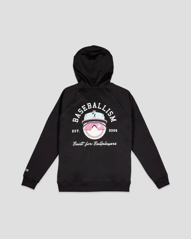 Yuvi Happy Place Youth Hoodie – Black