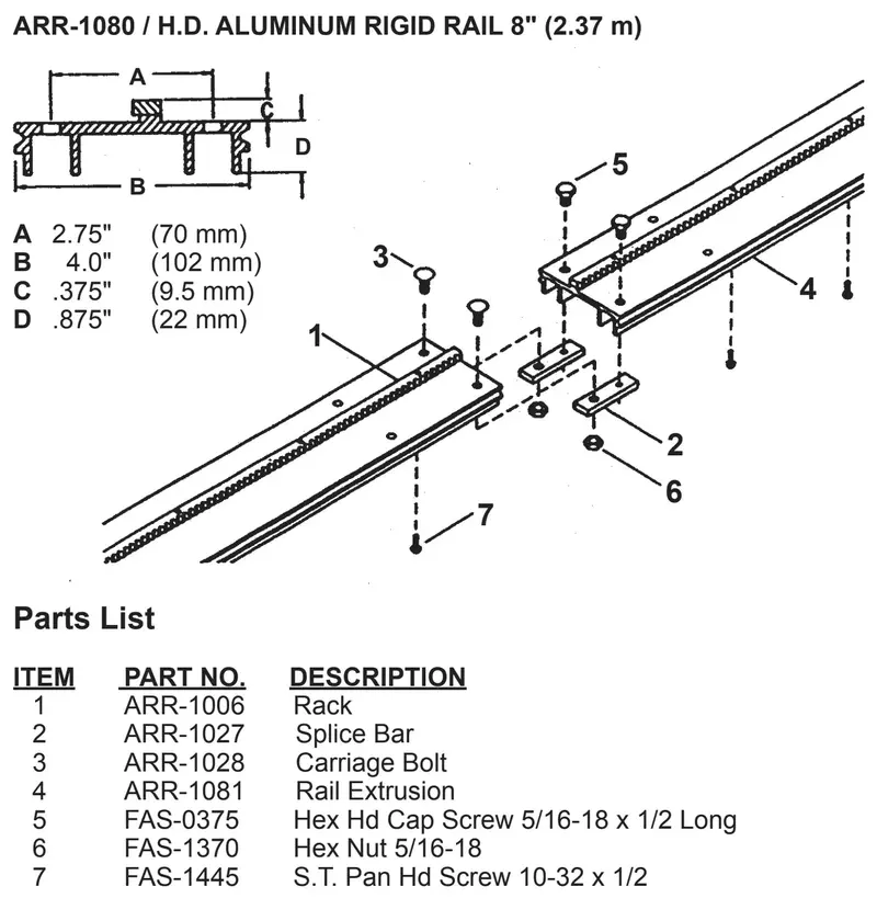 Bug-O Carriage Bolt – Arr-1028 (See Item #3 In Product Image) 1