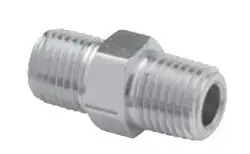 Harris 1/4" Mnpt Stainless Steel Nipple – Grade 316, 9007056 1